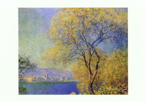 Claude Monet Antibes seen from the Salis Gardens oil painting image